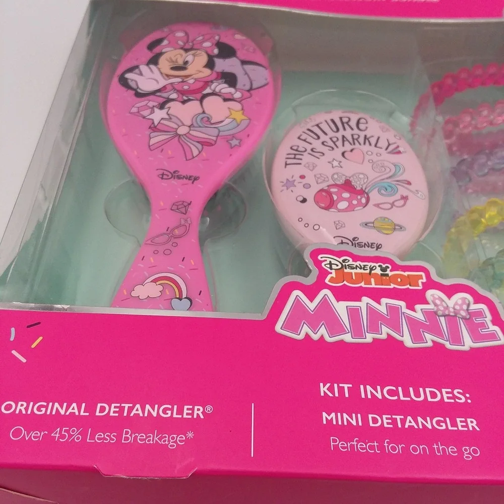 Wet Brush Disney Junior Minnie Mouse Detangling Accessory Bundle Limited Edition